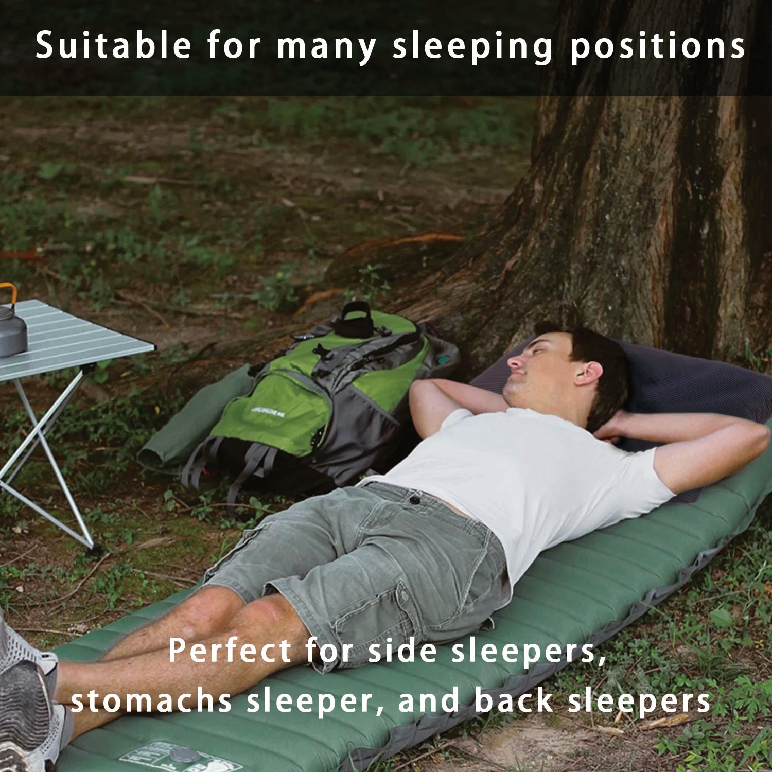 Camping Pillow,Compressible Lightweight Travel Pillows,Hammock and Car Camping Pillow with Removable Pillow Cover,S