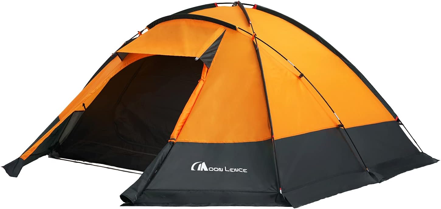 easy set up tent 4 person Moon Lence 4 Person Tent Waterproof PU2000mm Camping Tent Lightweight