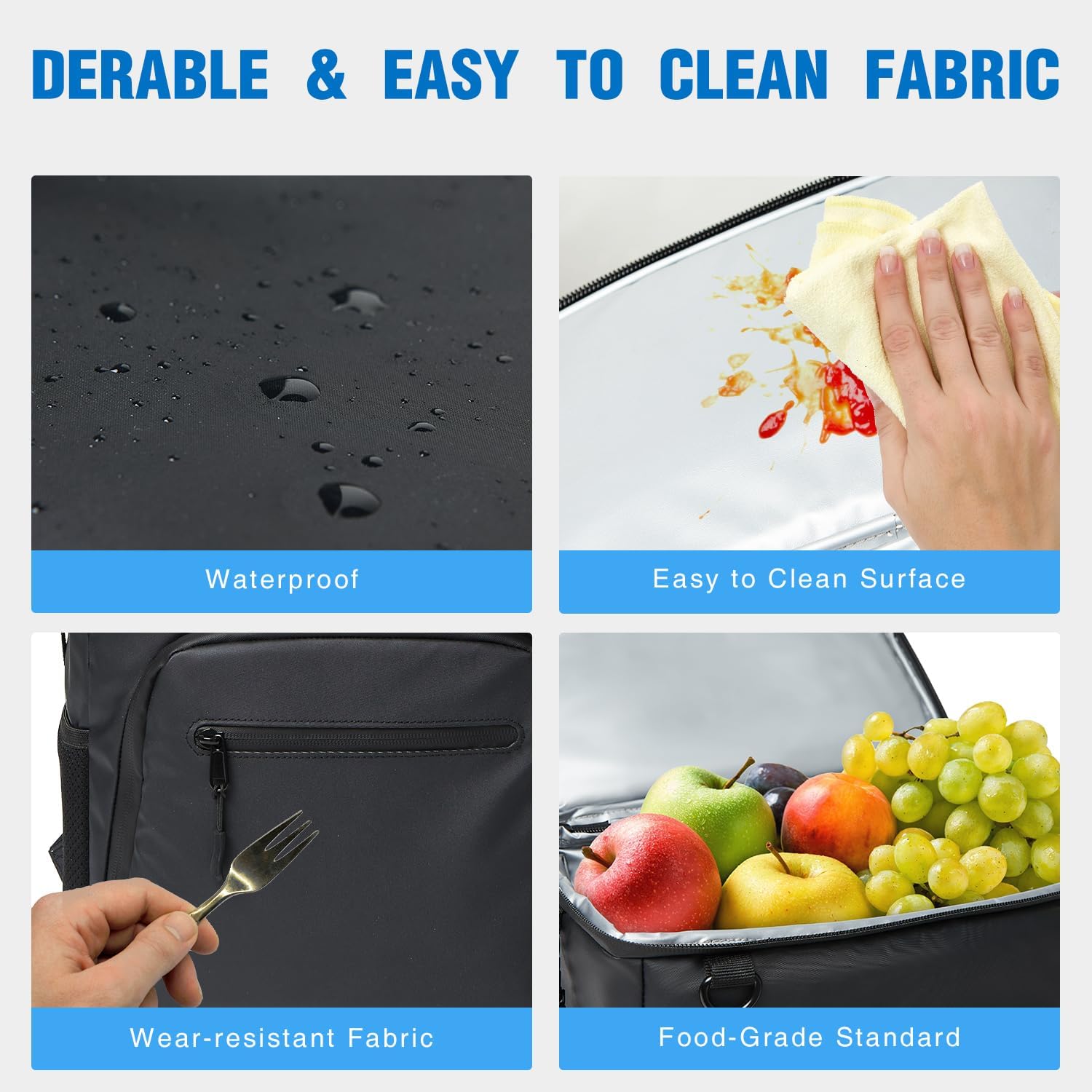 Backpack Leakproof and Waterproof Insulated Backpack Cooler Bag Lightweight for Camping Beach Hiking Travel Lunch Backpack Cooler for Men and Women Large 35 Cans