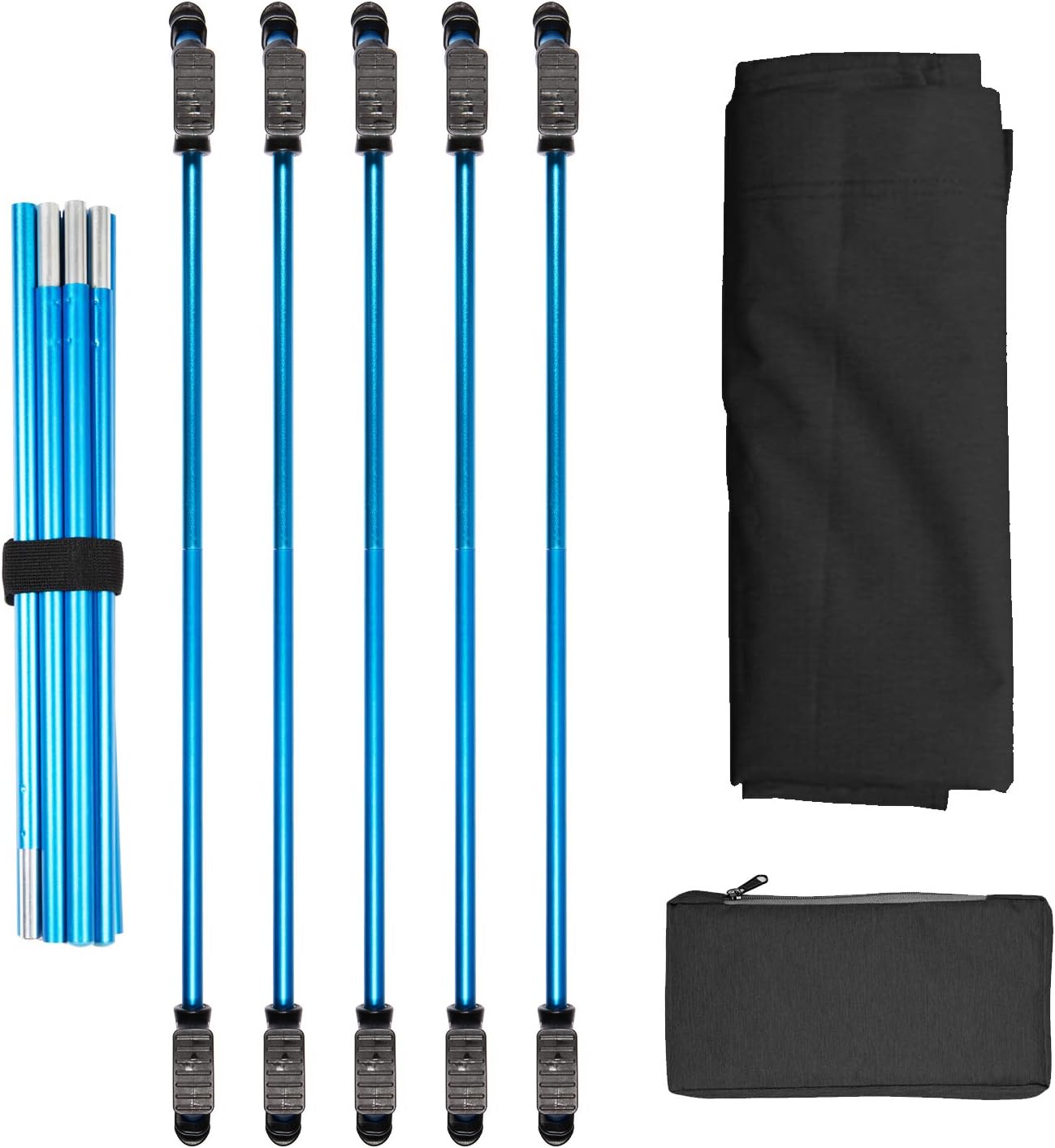 MOON LENCE Camping Cot for Adults Lightweight Portable Camping Bed Compact Folding Cot with Breathable Waterproof Bed Surface,Perfect for Base Camp,Hiking and Hunting …