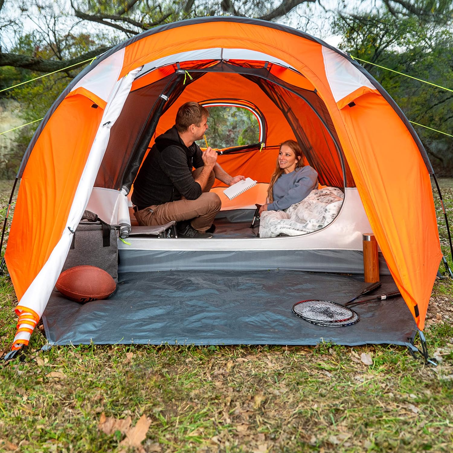 moonlighter tent room MOON LENCE Outdoor Camping Tent 3 to 4 Person Tent with Screen Room Do