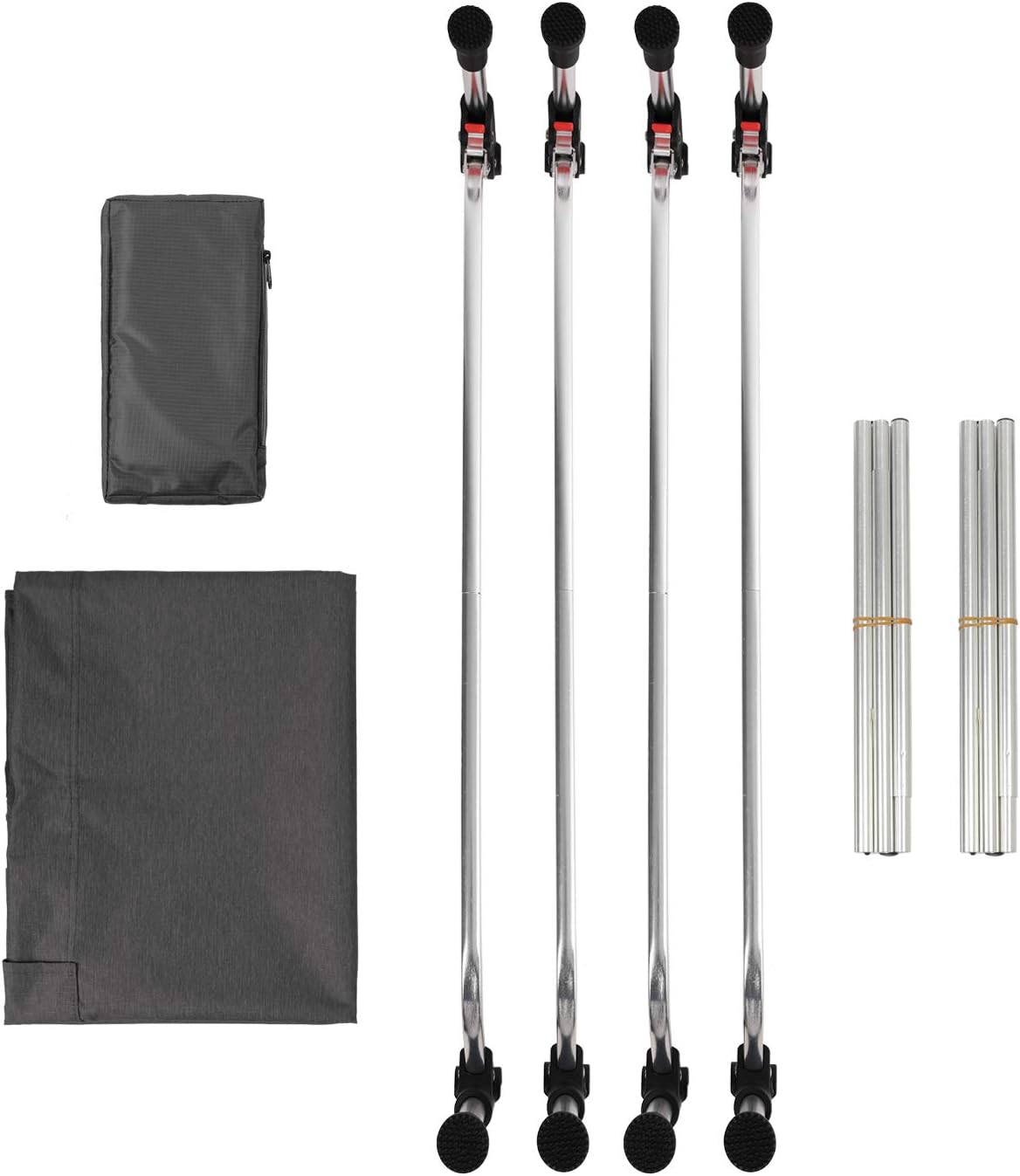 Lightweight Folding Camping Cot, Portable Camping Bed with Carry Bag for Travel Hiking Backpacking Car Camping Beach