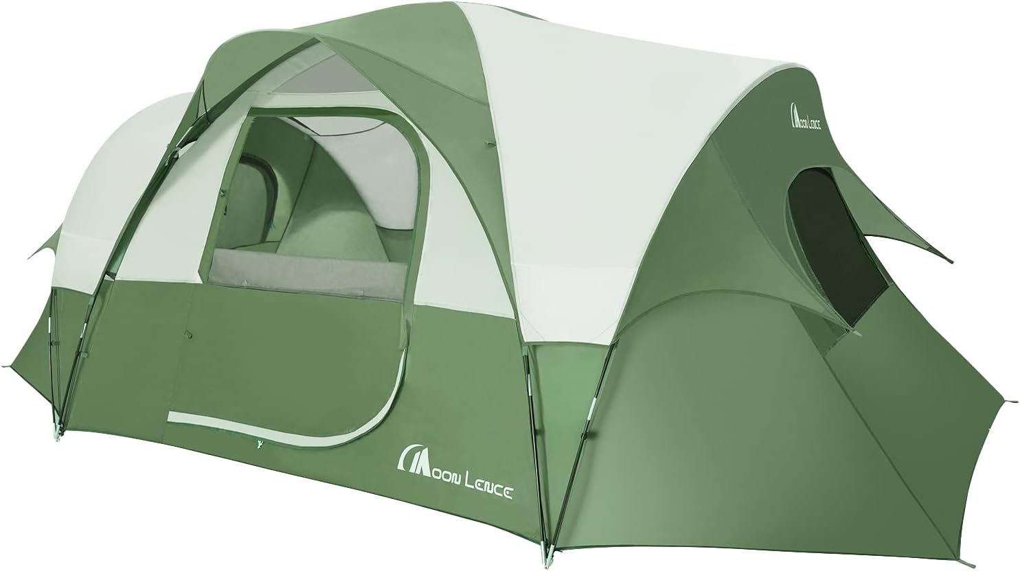MOON LENCE Camping Tent, 8 Person Tent, Waterproof Windproof Family Te