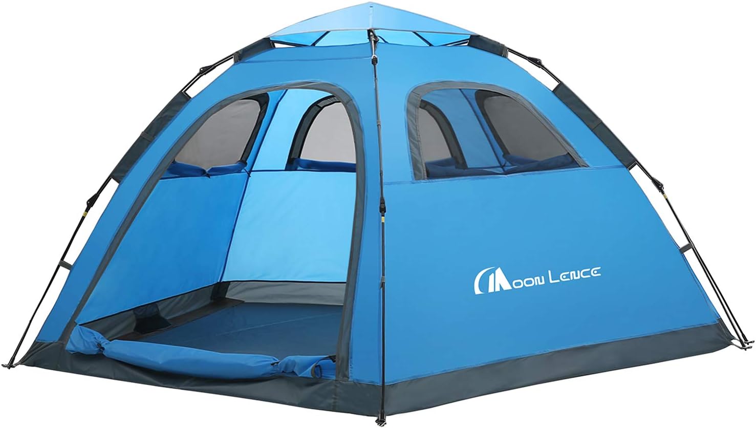 Moon Lence Instant Pop Up Tent Family Camping Tent 4-5 Person Portable