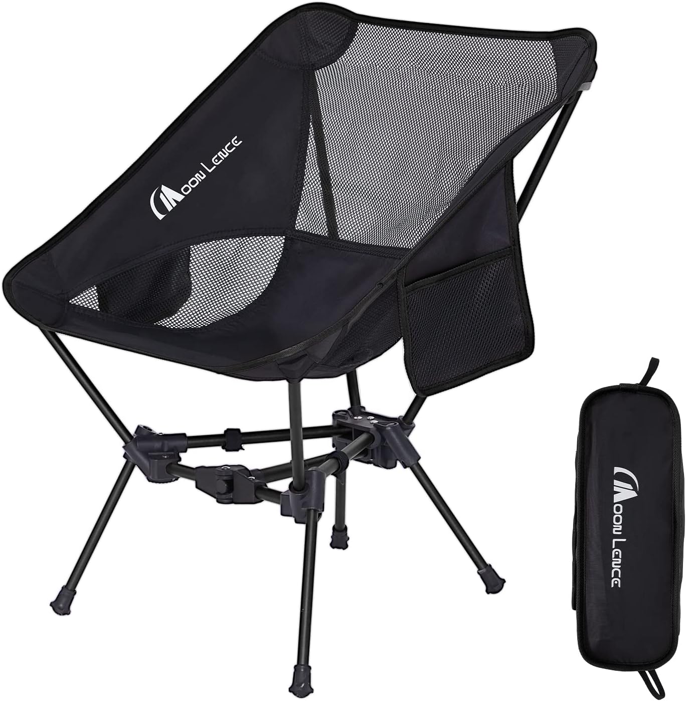 MOON LENCE Portable Camping Chair Backpacking Chair, The 4th Generation Ultralight Folding Chair